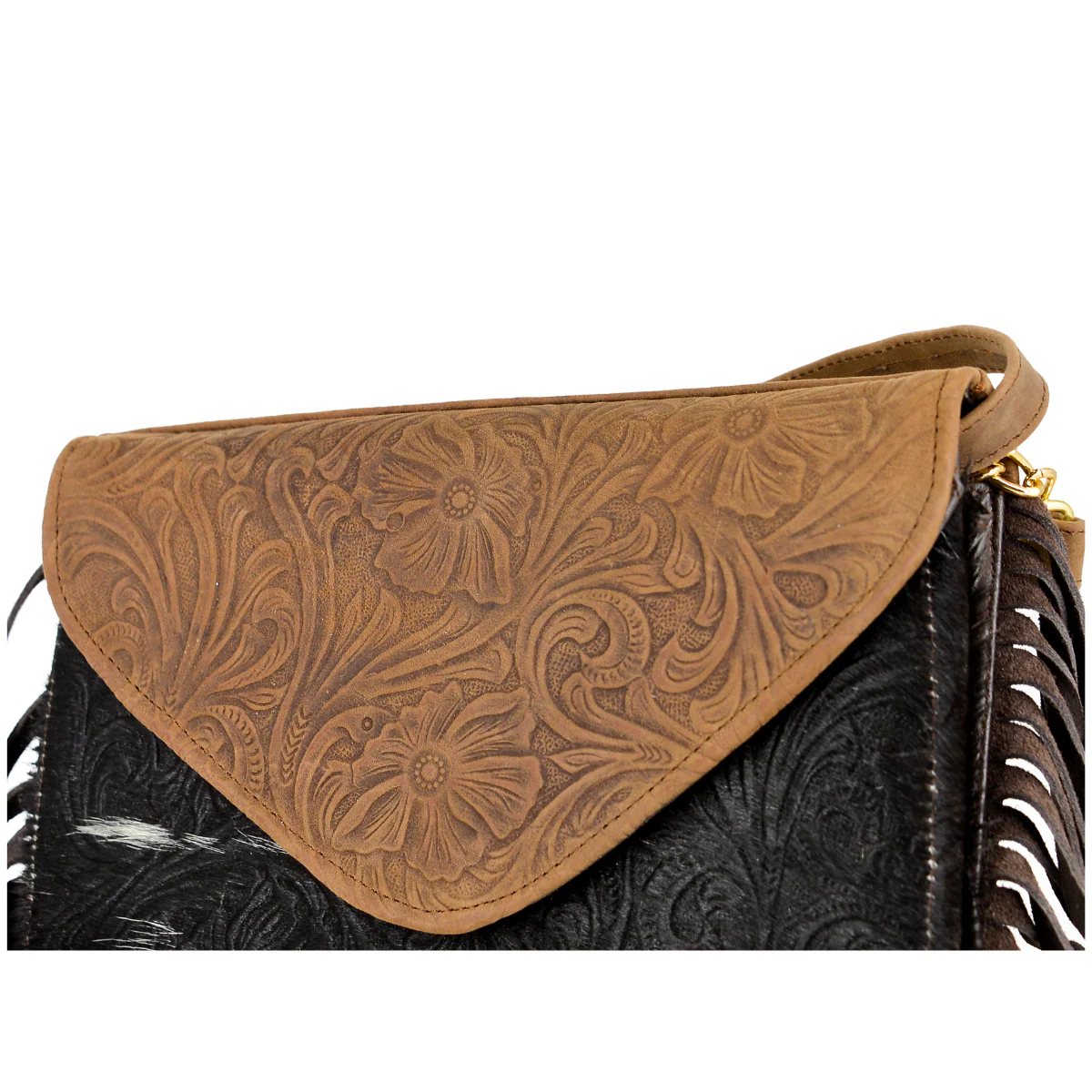 Bolsa Para Dama Artesanal Pelo Negro ASODOLPEC - Imagen 2