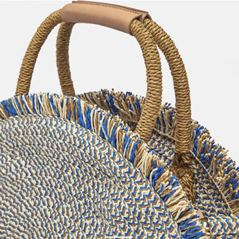 Bolso de playa de bambú La Parisienne - Imagen 8